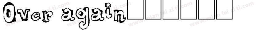 Over again字体转换